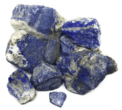 青色の岩の写真