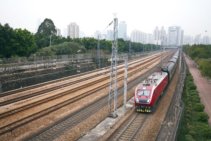 中国の列車の写真