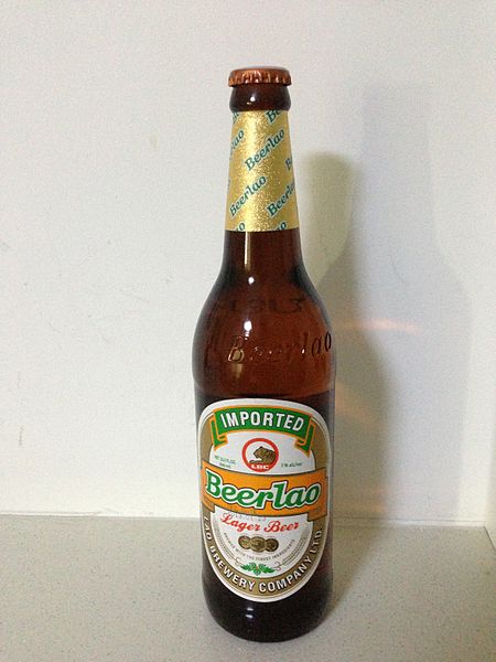 Beer Laoという瓶ビールの写真